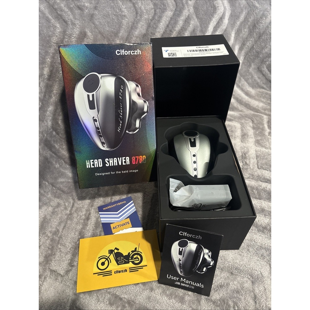 CLFORCZH Professional‎ Electric Head Shaver with 7D Magnetic Technology